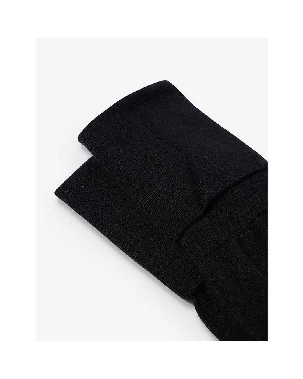 Falke Black Softmerino Stretch-Wool Blend Over-Knee Socks