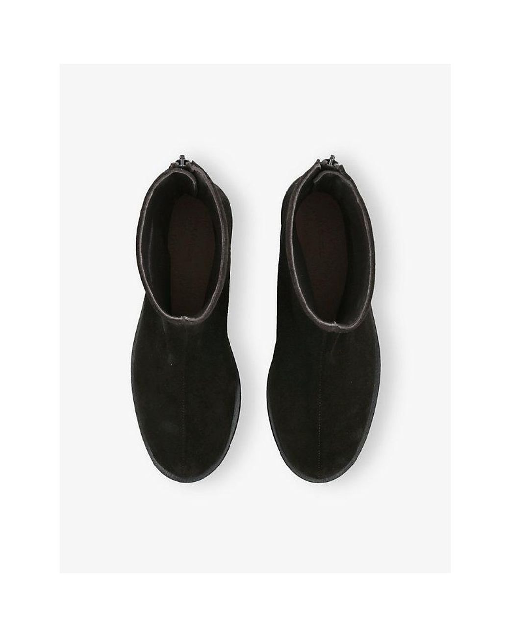 Dear Frances Black Joss Suede Ankle Boots