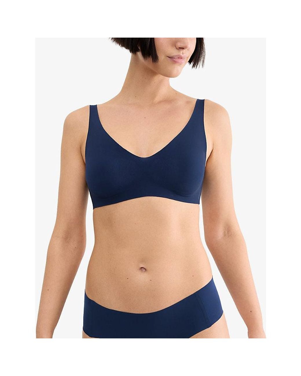Sloggi Blue Zero Feel 2.0 Soft Non-Wired Stretch-Woven Bra