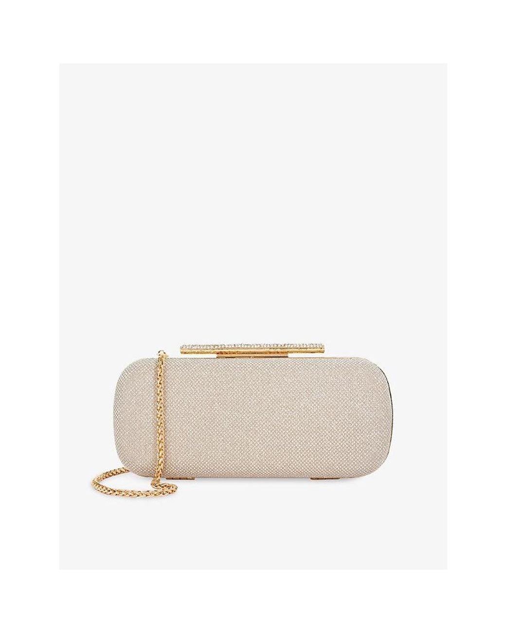 Dune Natural Body Woven Clutch Bag