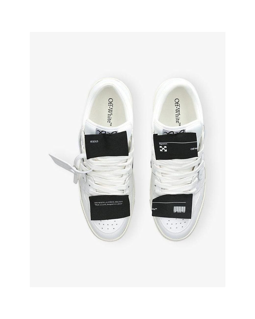 Off-White c/o Virgil Abloh White 3.0 Off-Court Low-Top Leather Trainers for men