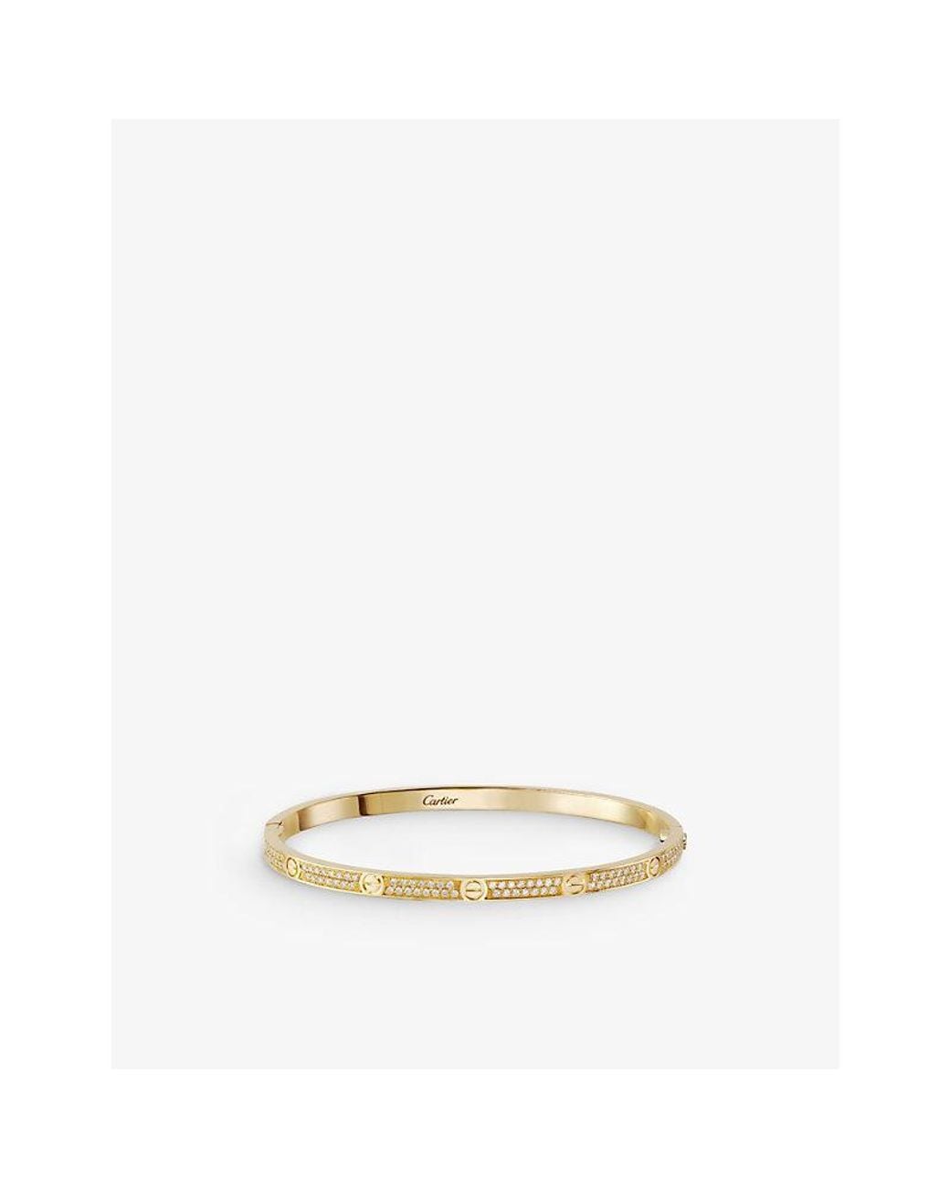 Cartier Natural Love 18Ct- And 0.95Ct Brilliant-Cut Diamond Bracelet