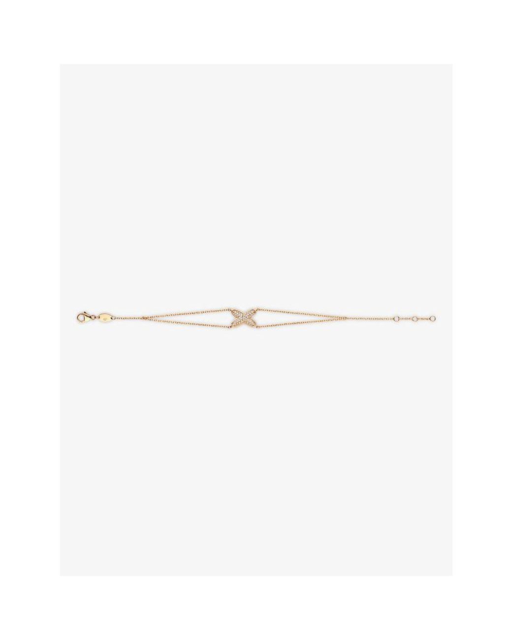 Chaumet Metallic Jeux De Liens 18Ct Rose- And Diamond Bracelet