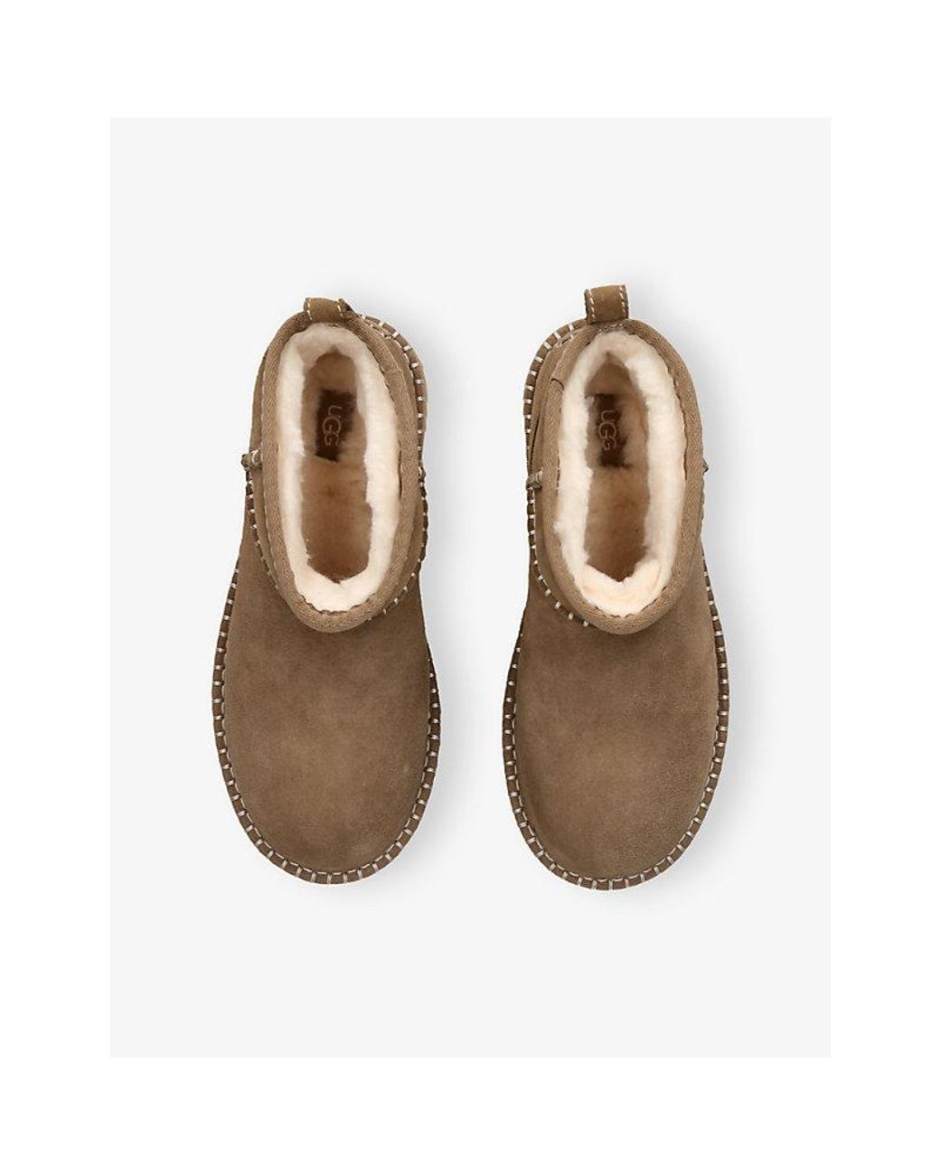 Ugg Brown Classic Ultra Mini Botanic Boots