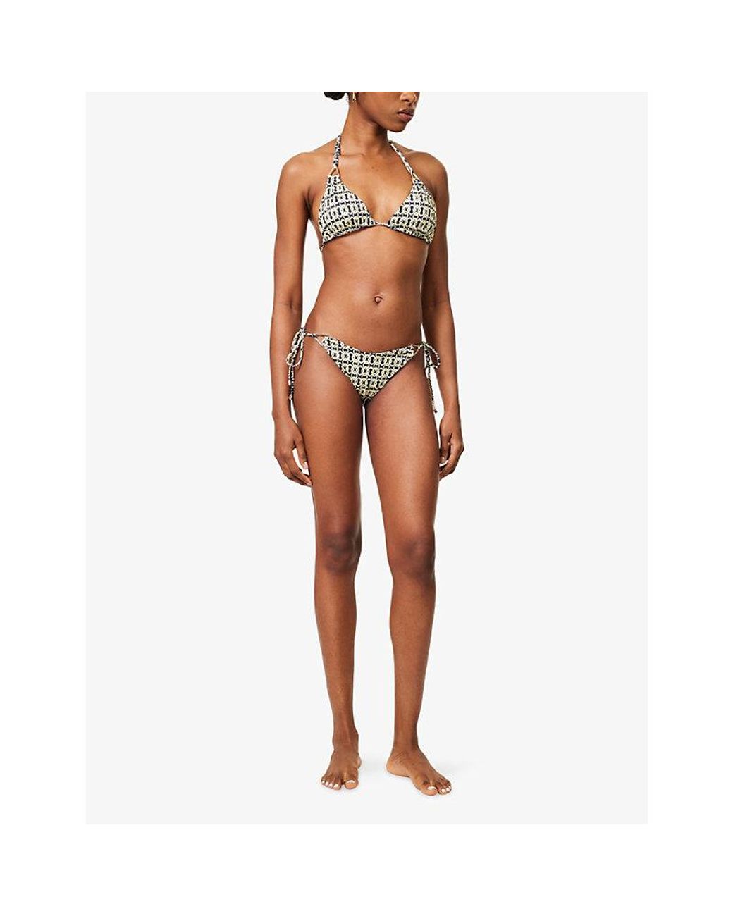Away That Day White Gili Bikini Bottoms