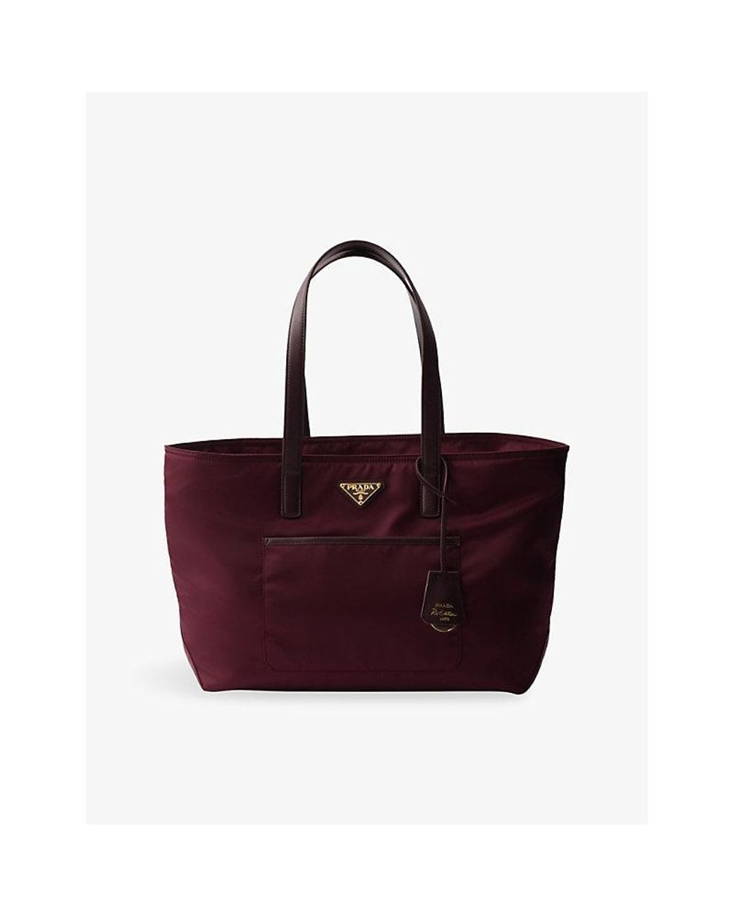 Prada Red Re-Edition 1978 Medium Woven Shoulder Bag