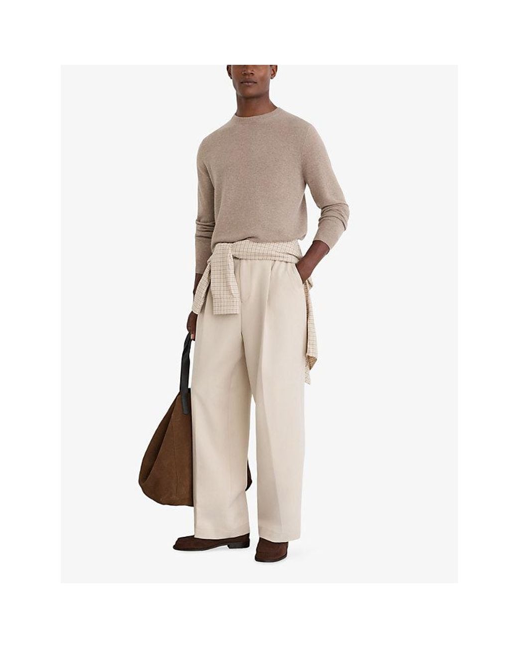 Reiss Natural Monarch Cashmere Jumper for men