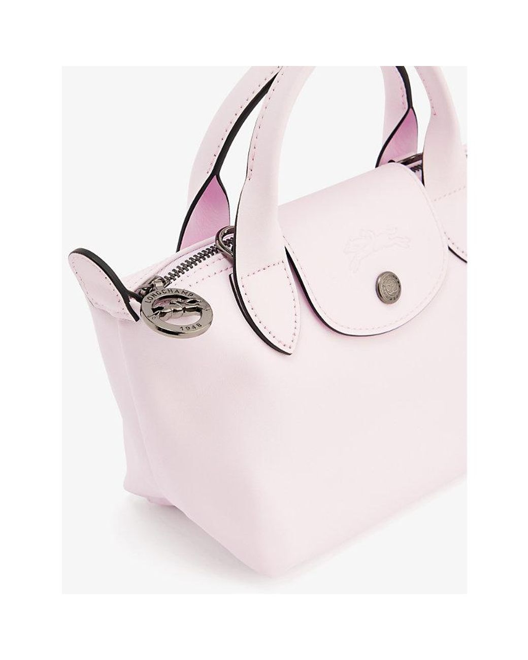 Longchamp Women's Leather Hobo Bag Petal Pink