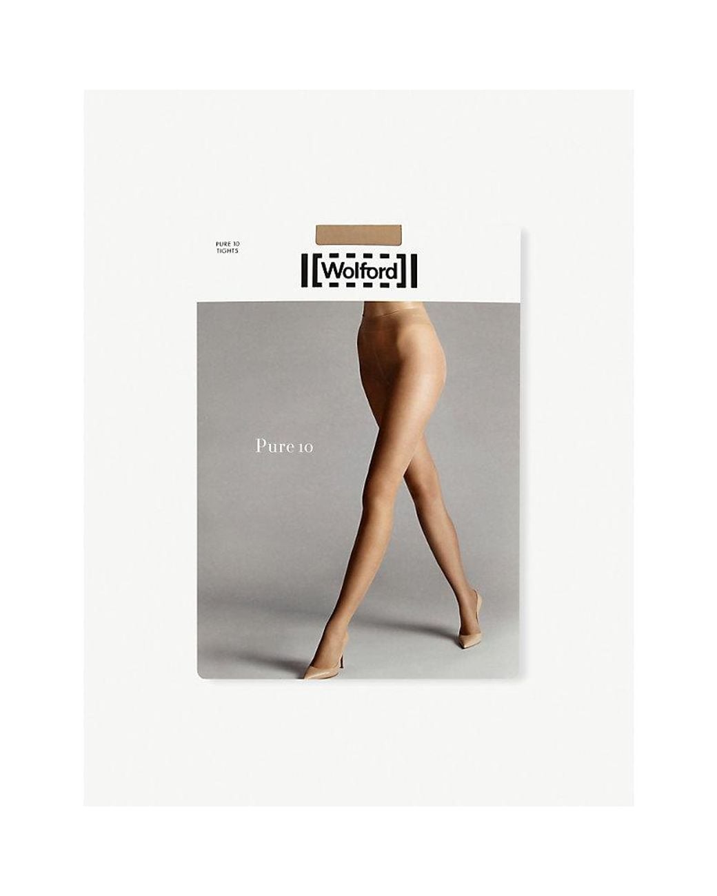 Wolford White Pure 10 Tights