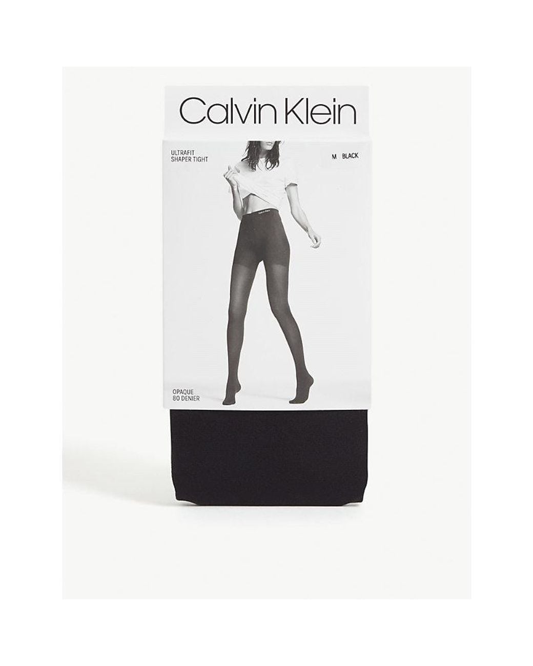 Calvin Klein Black Ultra Fit 80 Denier Tights