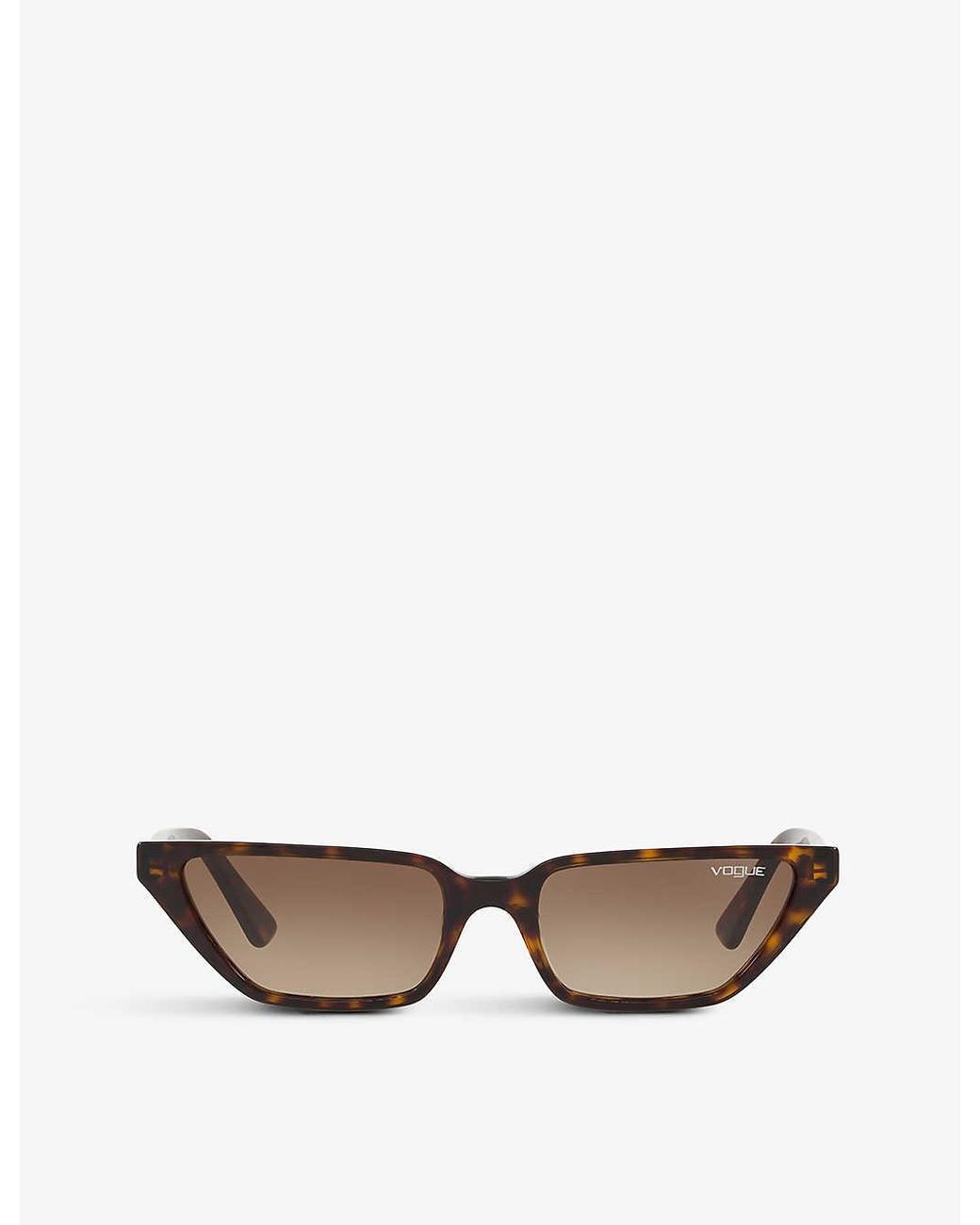 Vogue Gigi Hadid Vo5235s Cat-eye Sunglasses in White | Lyst UK