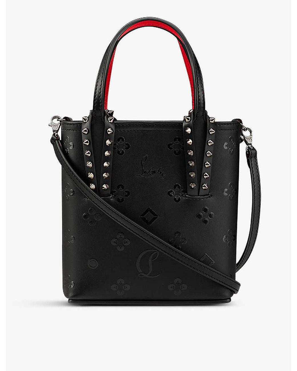 Christian Louboutin Cabata Loubi In The Sky Mini Leather Tote Bag in