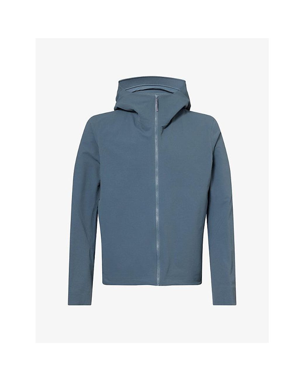 Veilance Blue Isogon Hooded Shell Jacket for men