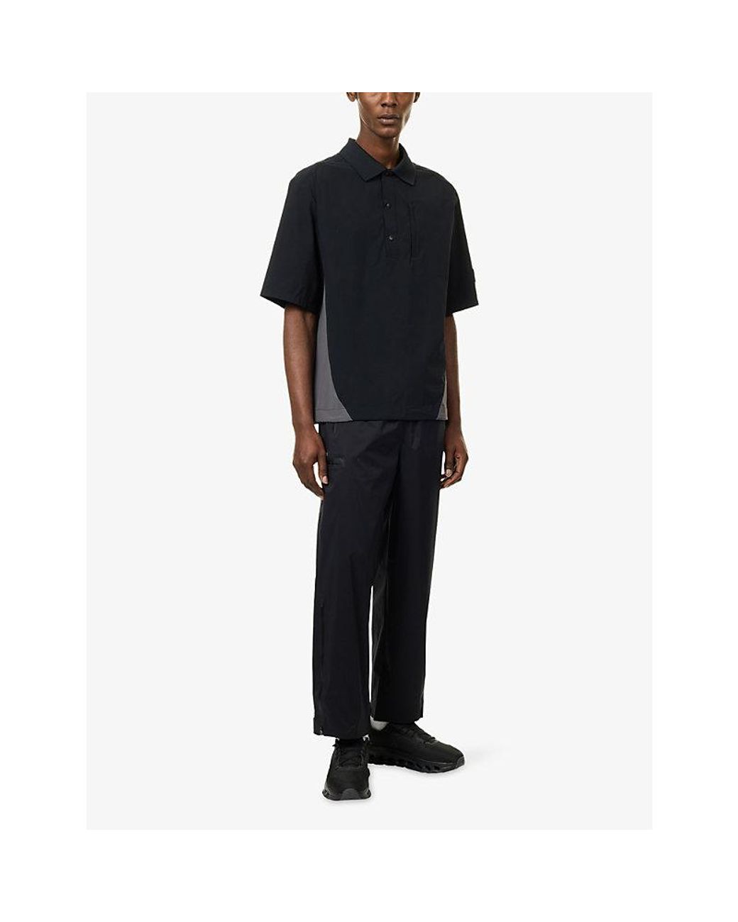 Manors Blue Shooter Nylon Shirt for men