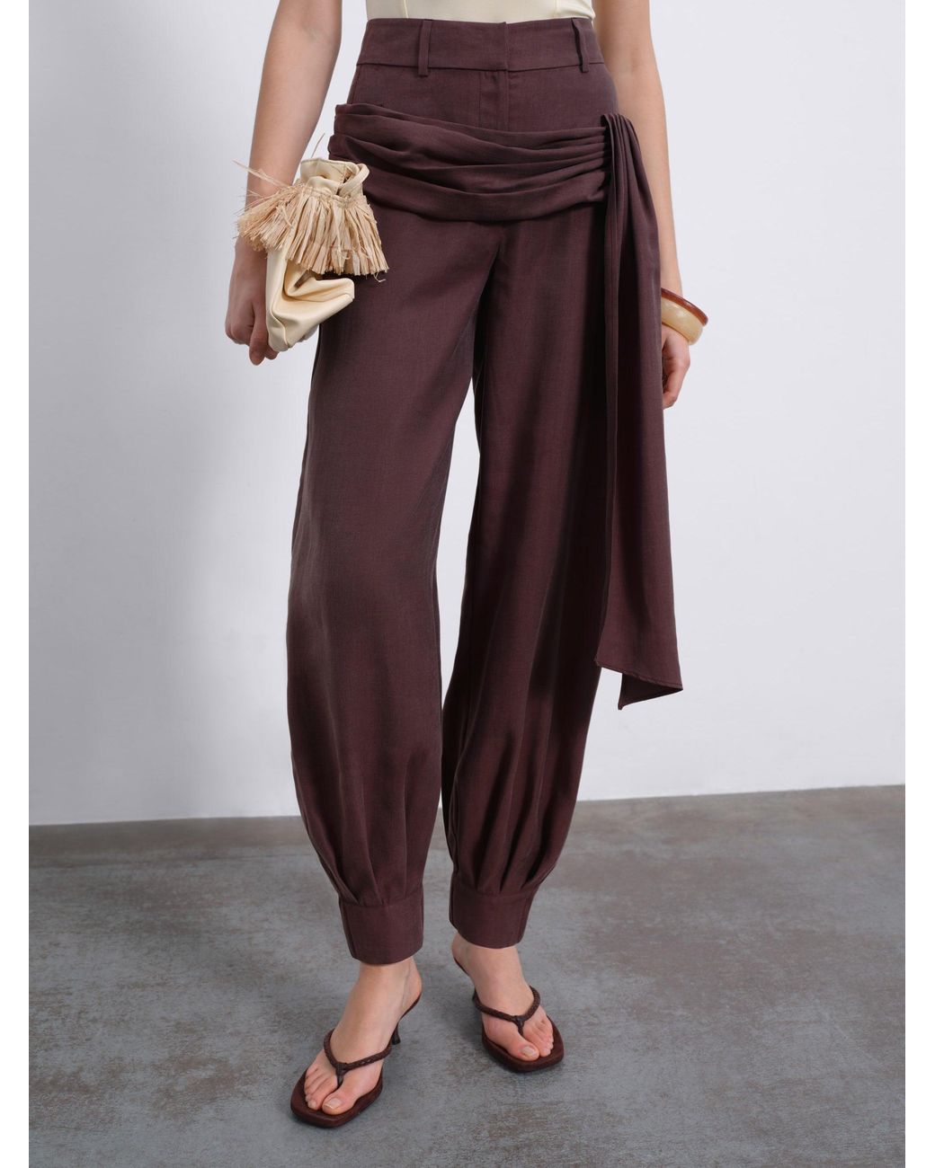 Sélone Brown Helen Balloon Trousers