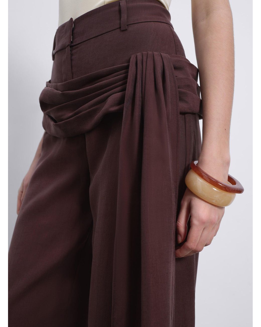 Sélone Brown Helen Balloon Trousers