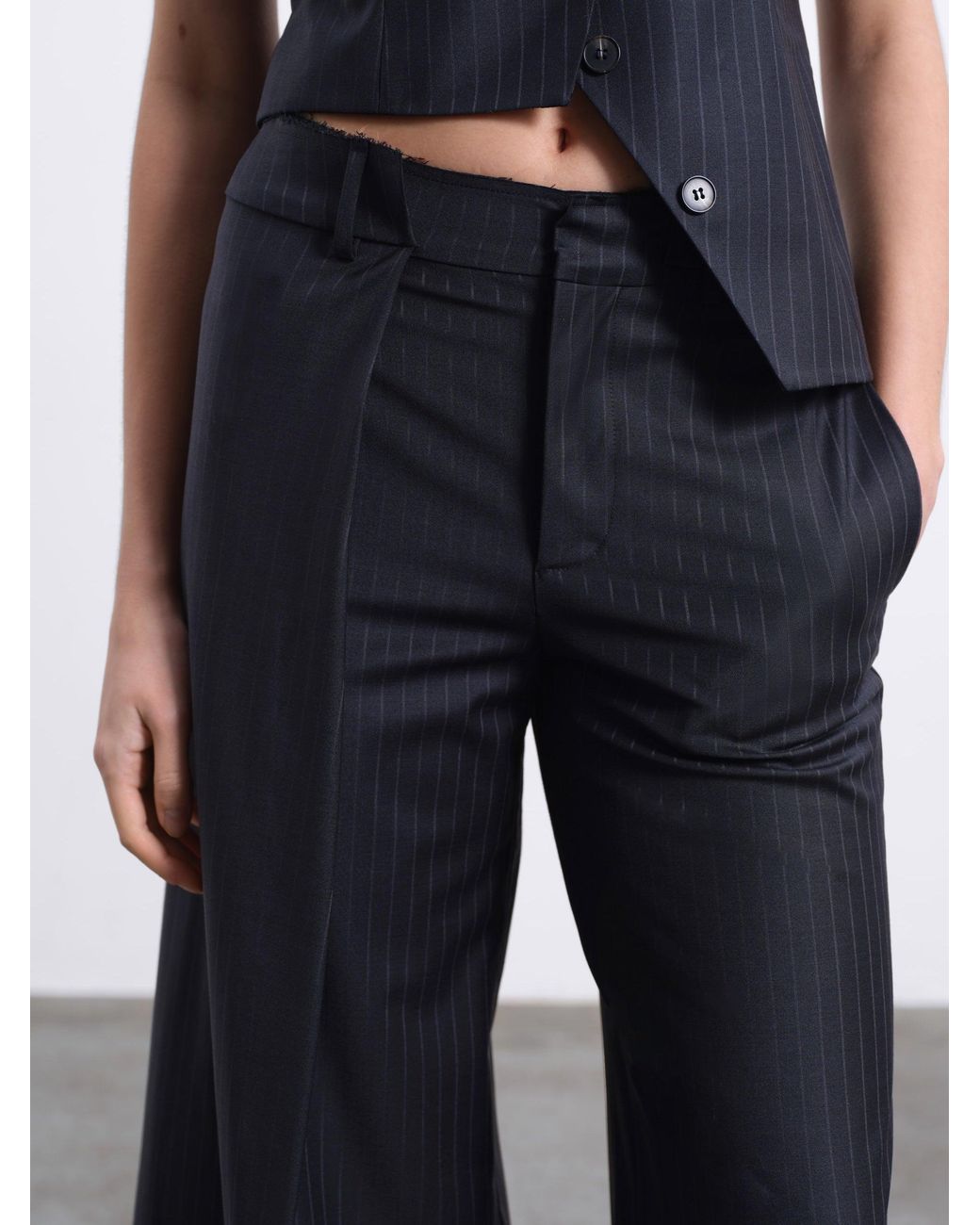 Sélone Blue Noira Overlay Trousers
