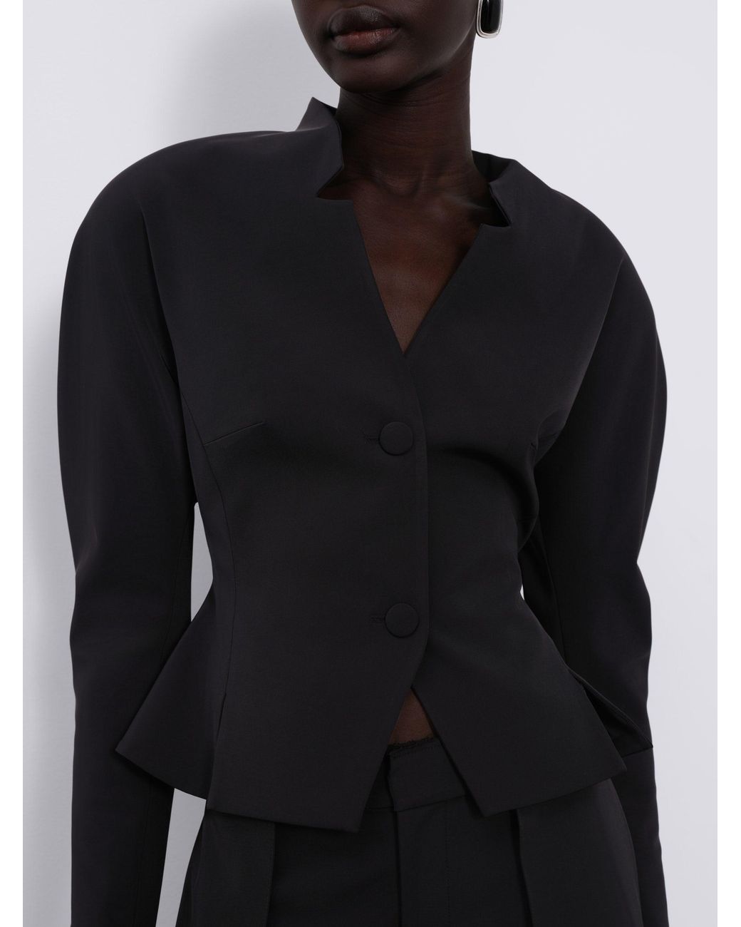 Sélone Black Elen Sculpt Blazer