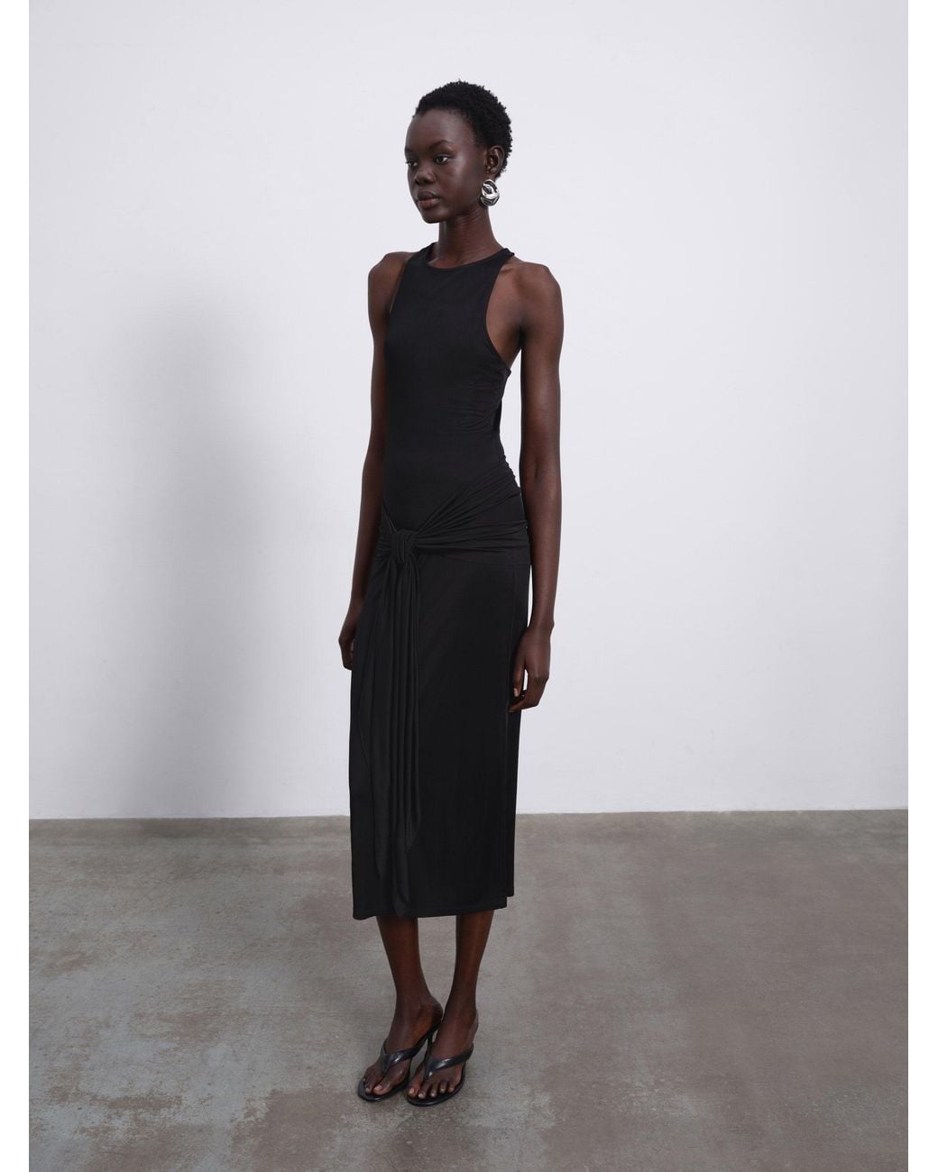 Sélone Black Kael Contour Dress