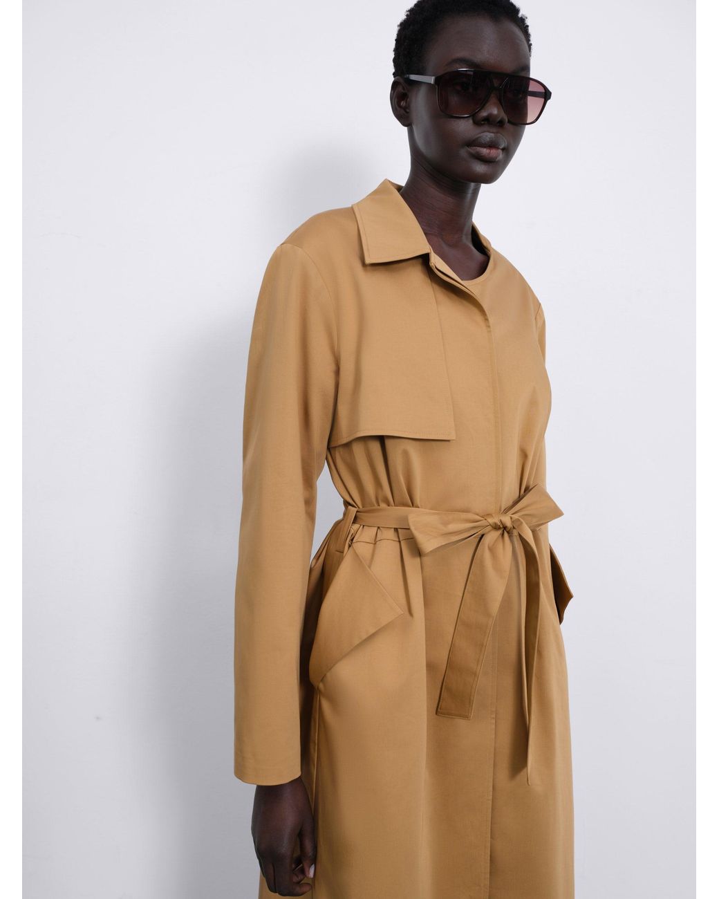 Sélone Brown Colette Maxi Trench