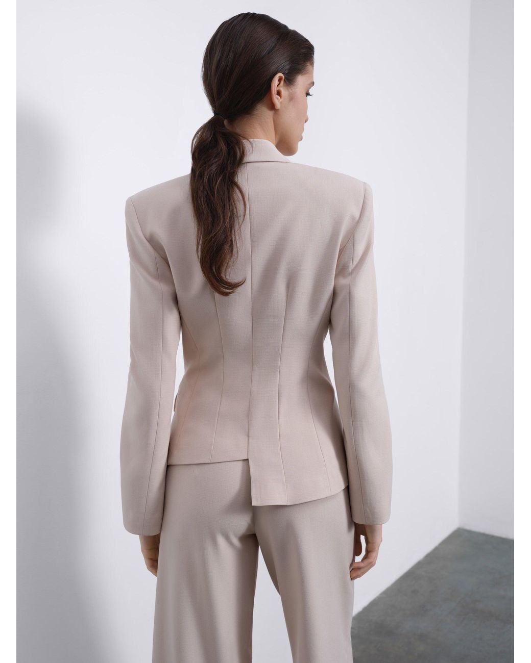 Sélone Natural Oris Asymmetric Tailored Blazer