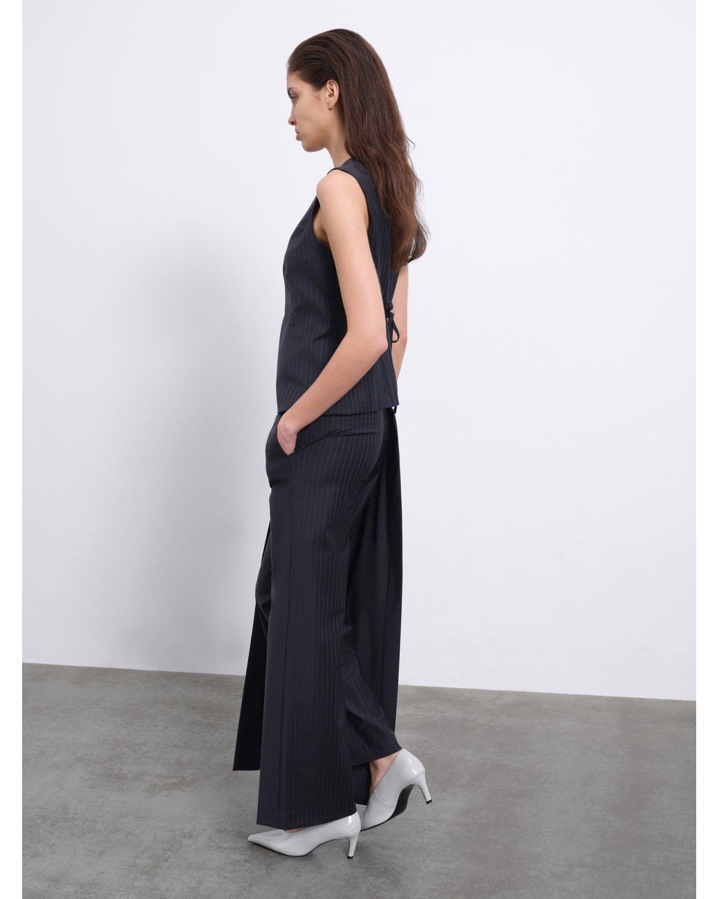 Sélone Blue Noira Overlay Trousers