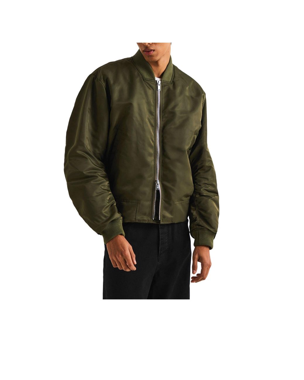 Bottega Veneta Green Bomber Jacket for men