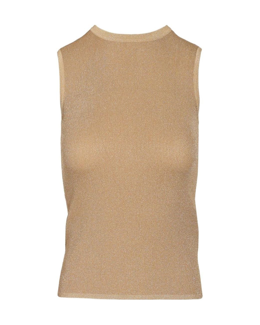 Max Mara Natural Studio Sante Ribbed Knitted Top