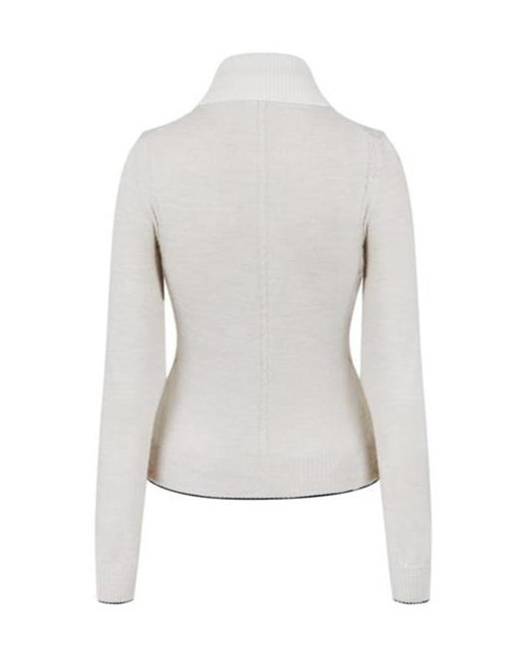 Jacquemus White Long Sleeve Knitted Pullover