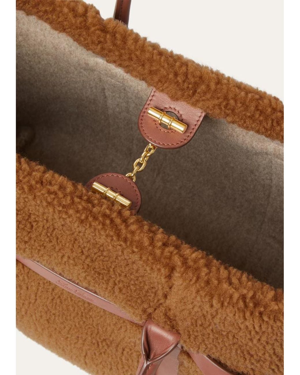 Small Images Loro Piana Ghiera Shopper Small in Brown | Lyst