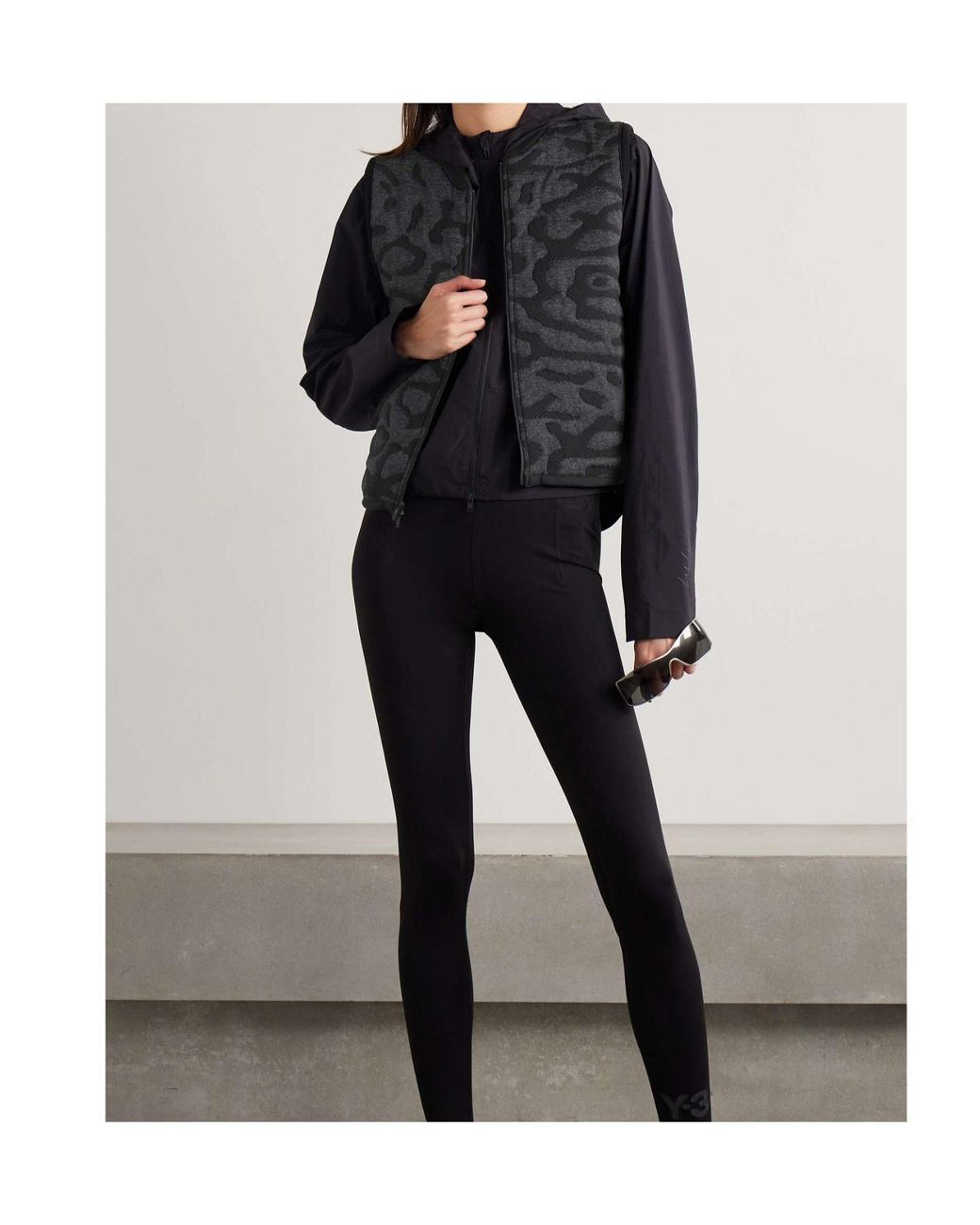 Adidas Originals Black Jacquard Knitted Vest