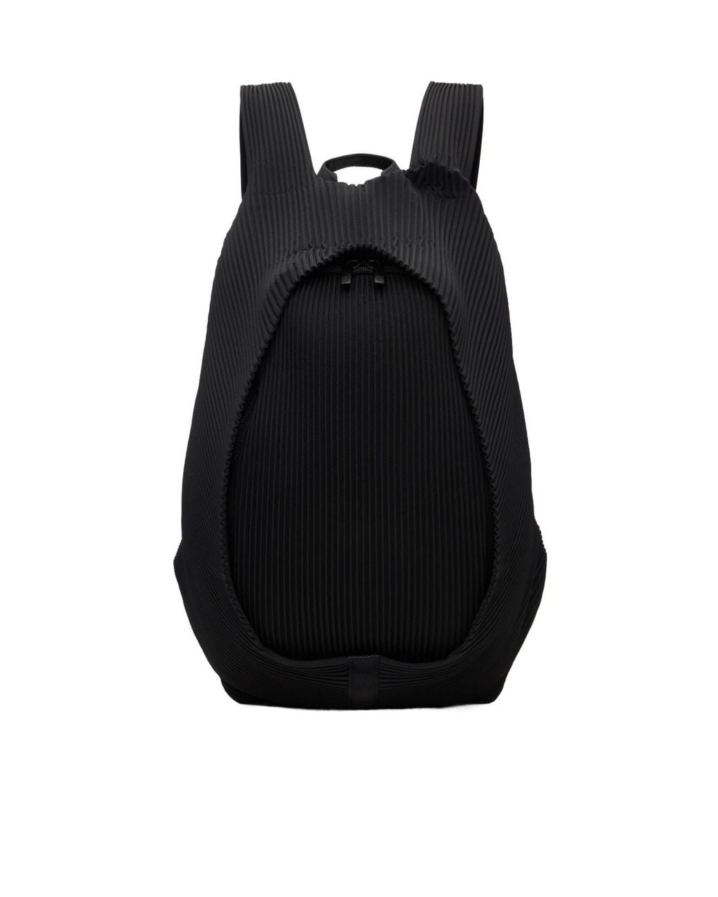 Homme Plissé Issey Miyake Pleated-Effect Backpack in Black for Men