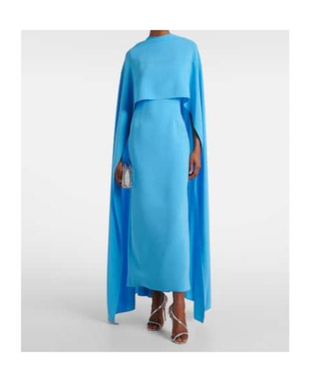 Roksanda Blue Elina Caped Midi Dress