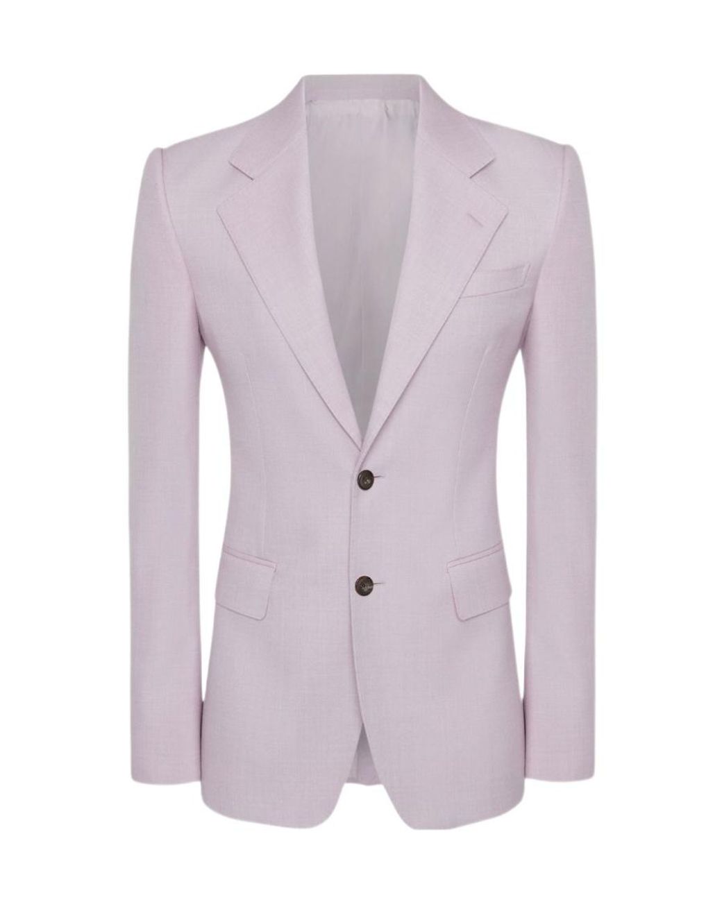 McQueen Purple Tailored Single-Breasted Blazer for men