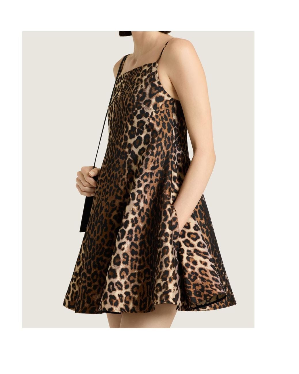 Givenchy Brown Sliced Mini Dress