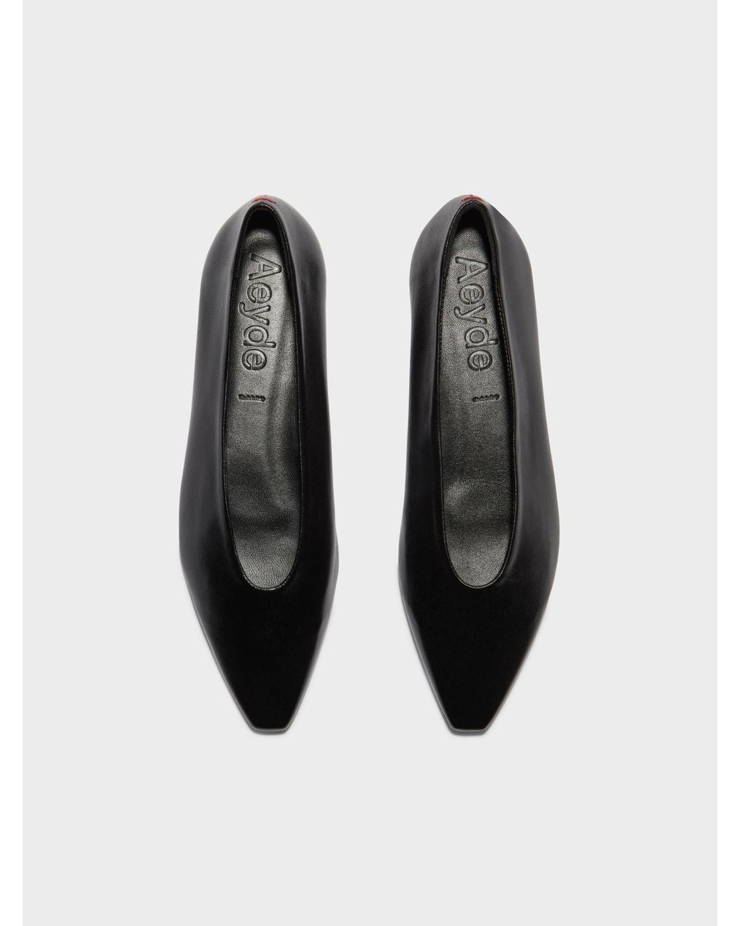 Aeyde Black Betty Ballet Flats