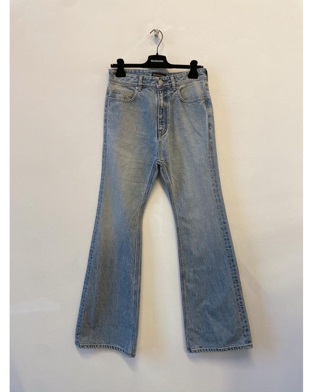Balenciaga Blue Flared-Leg Jeans