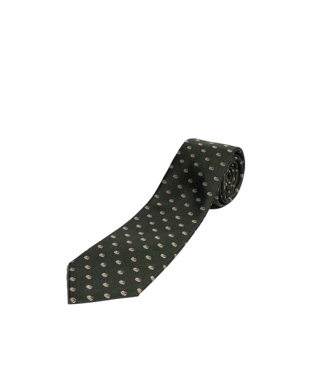 Gucci Multicolor Double G Silk Jacquard Tie for men