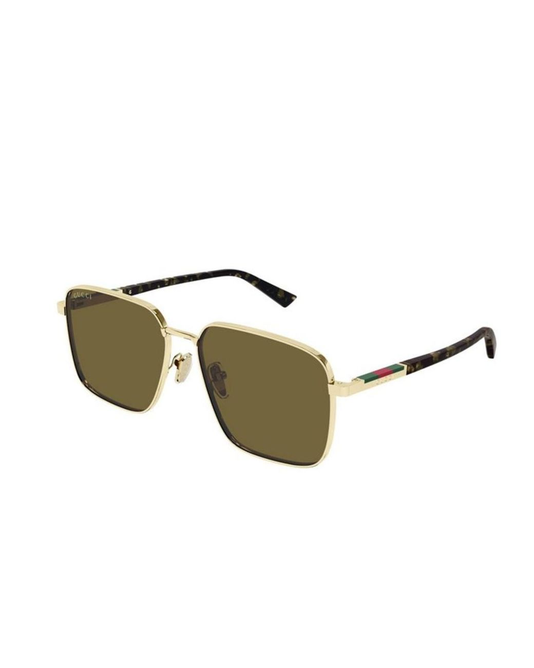 Gucci Green Eyewear Low Nose Bridge Fit Sunglasses for men