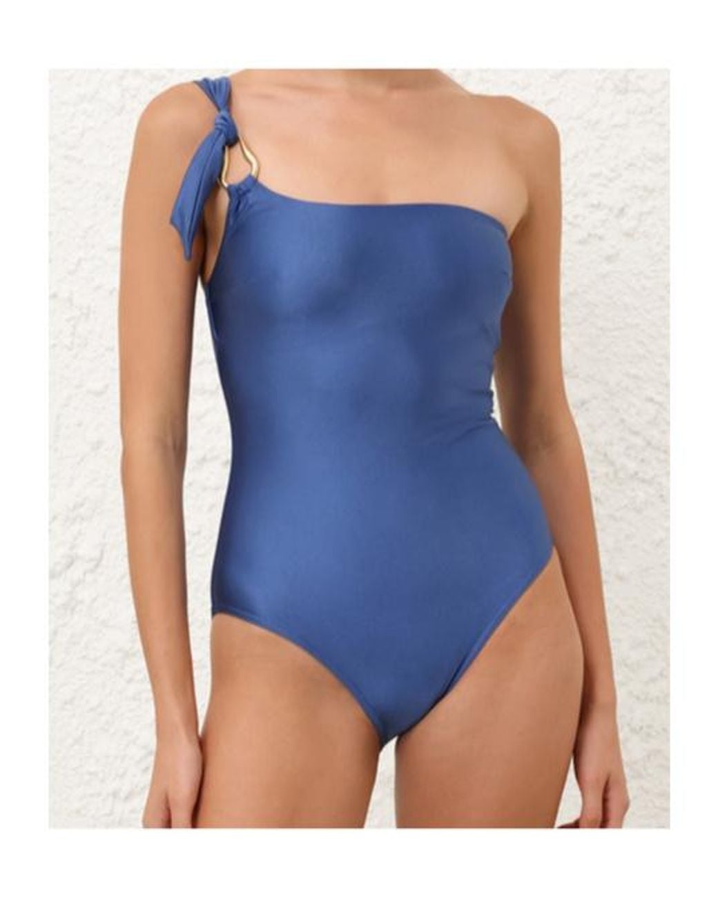 Zimmermann Blue Ascension Trim One-Piece Swimsuit