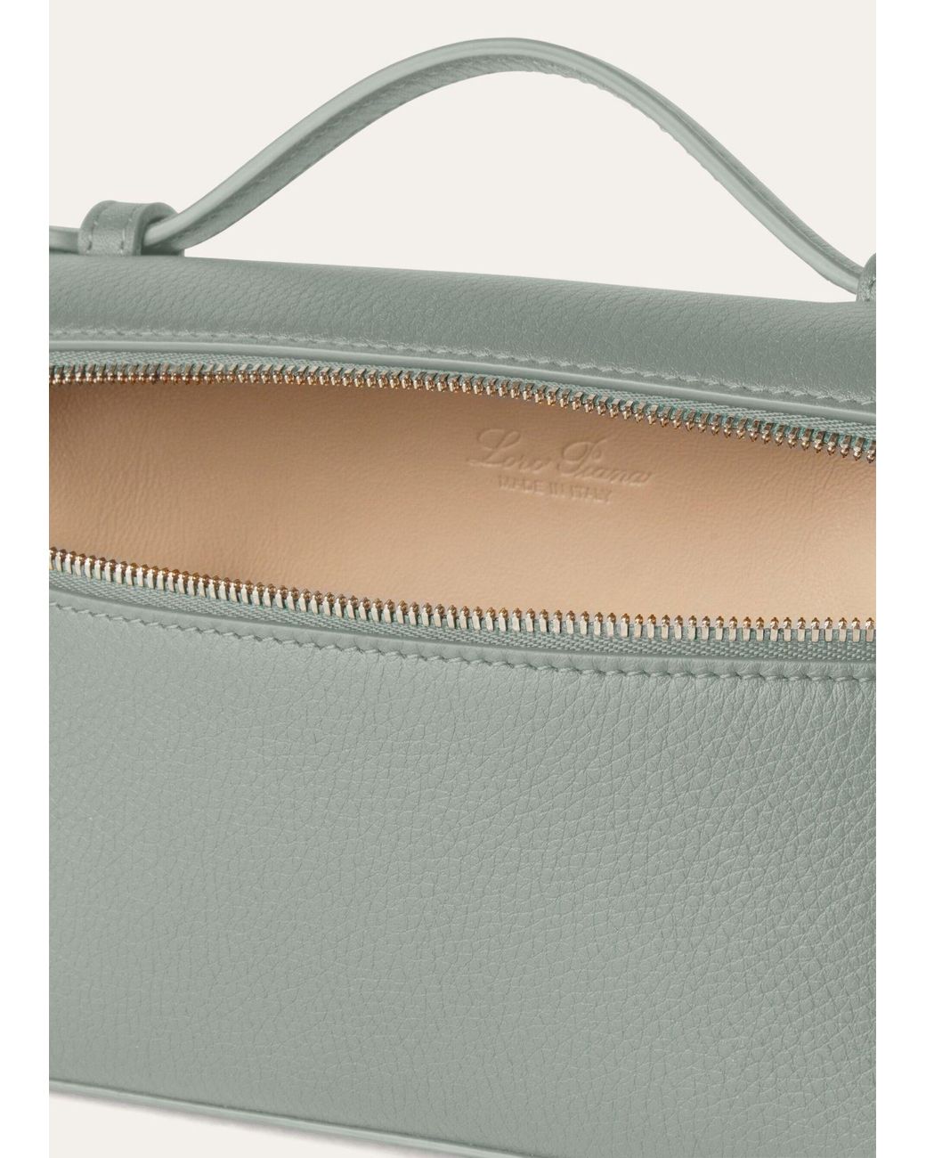 Loro Piana Gray Extra Pocket L19 Shoulder Bag