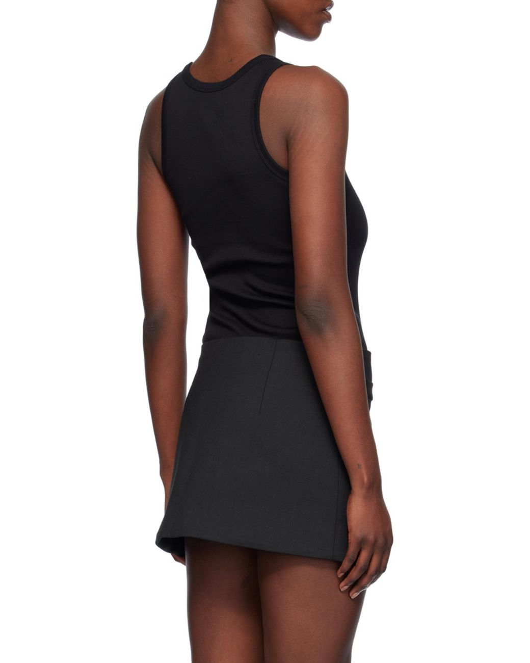 Coperni Black Logo Patch Tank Top