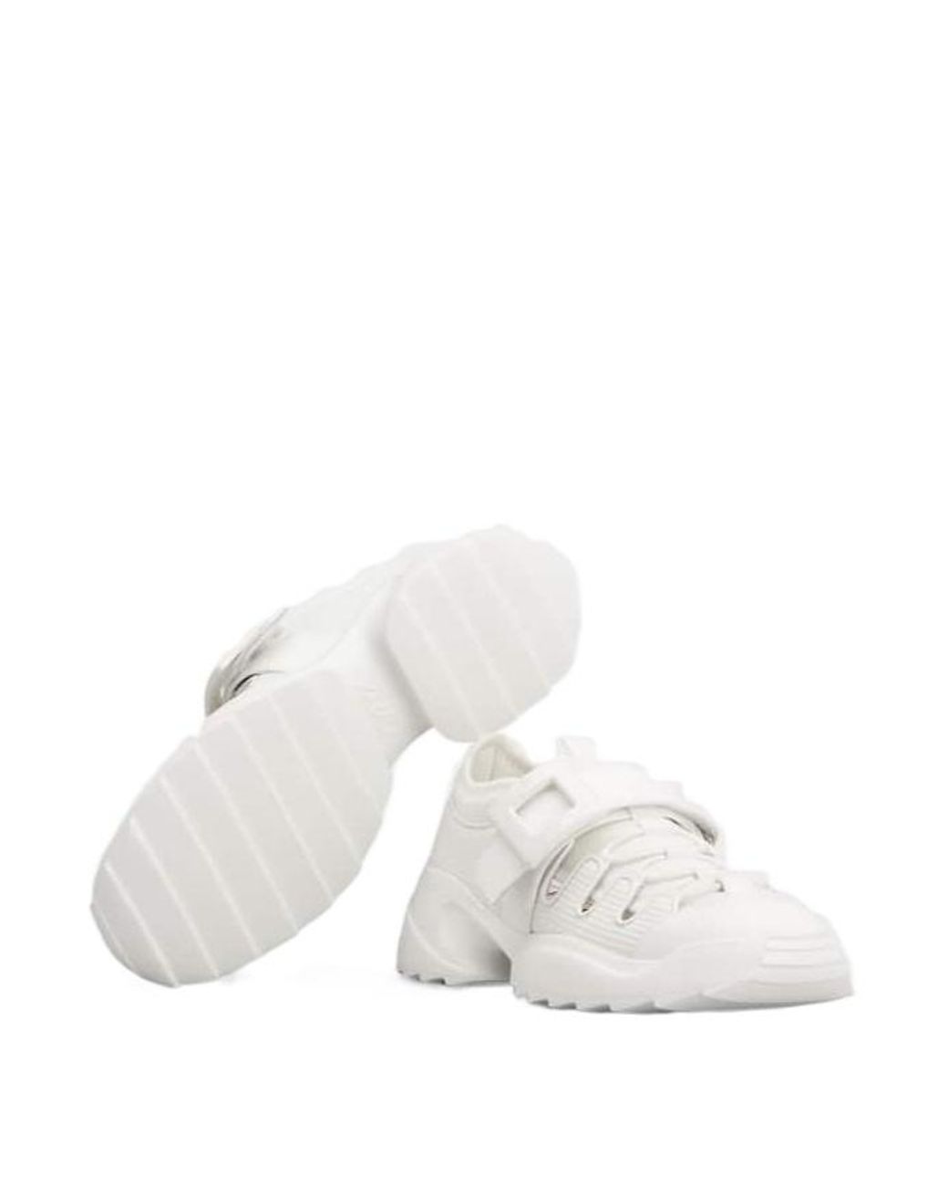 Roger Vivier White Viv' On The Run Trekky Sneakers