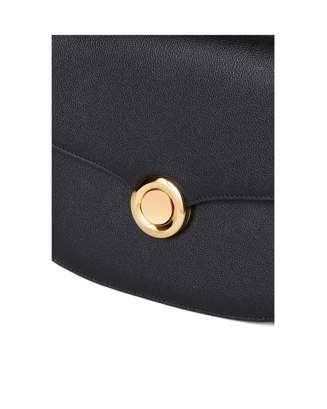 Loro Piana Black Ghiera Logo Shoulder Bag