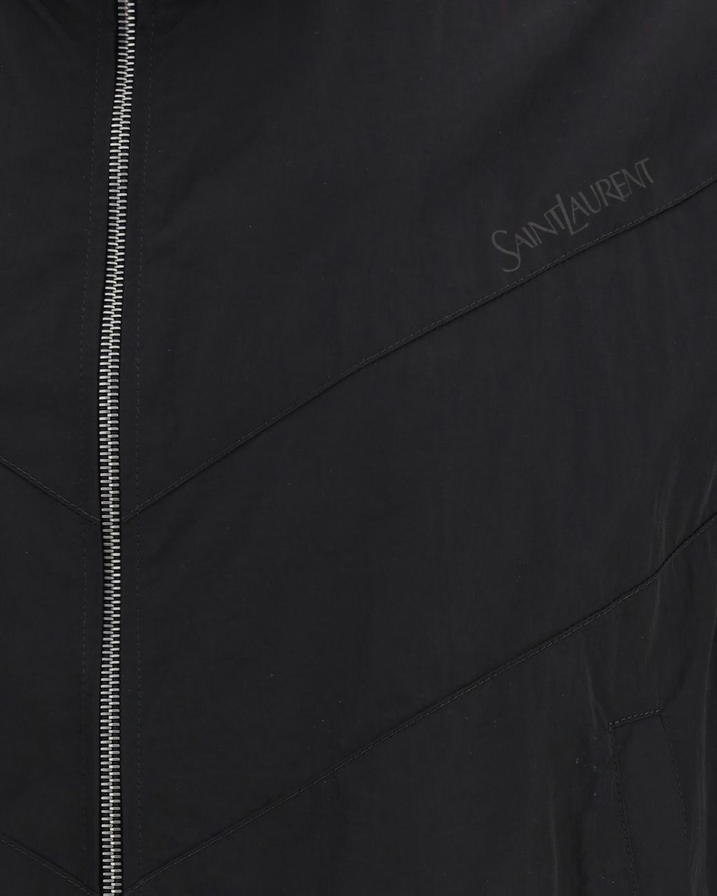 Saint Laurent Black Teddy Waterproof Jacket for men