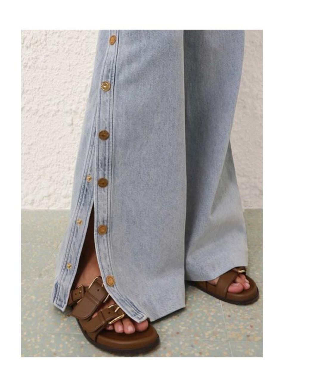 Zimmermann Gray Rebellion Drawstring Jeans