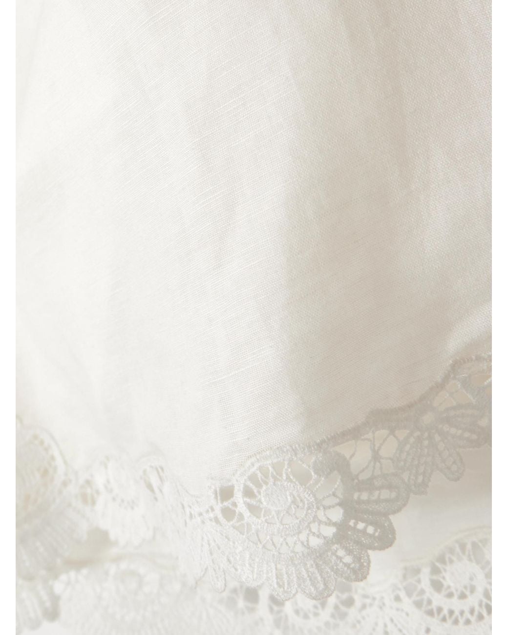Posse White Solid Color Midi Skirt