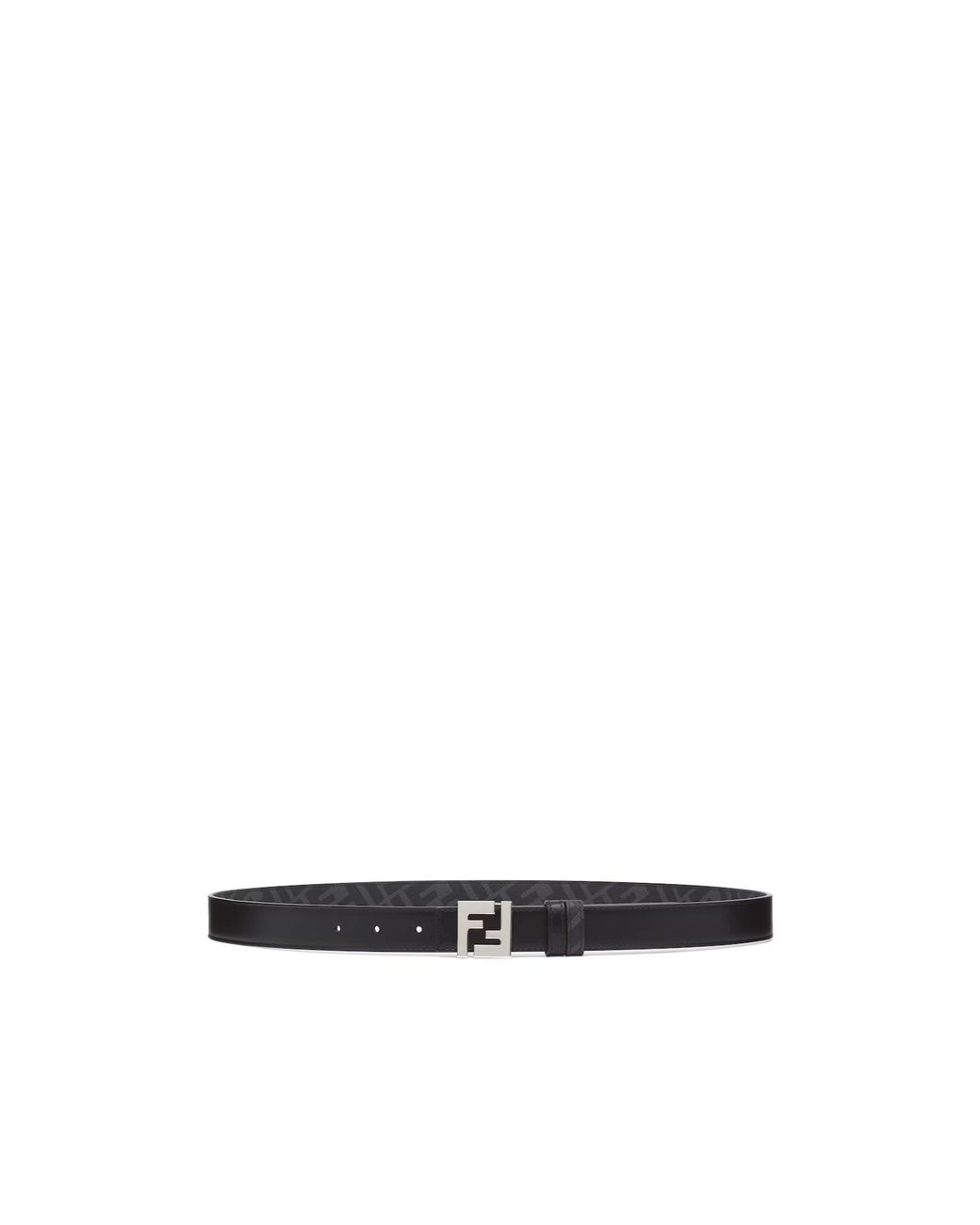 Fendi White Squared Ff Reversible Belt for men