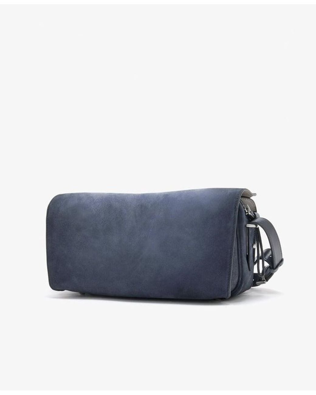 Balenciaga Blue Le 7 Medium Shoulder Bag
