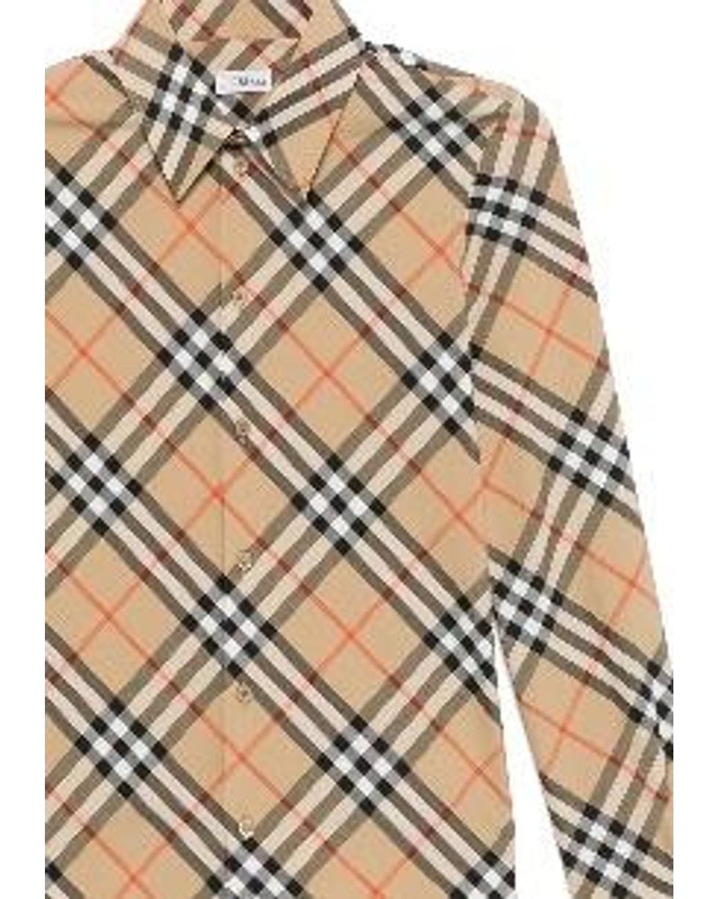 Burberry Multicolor Multicolour Cotton Plaid Shirt